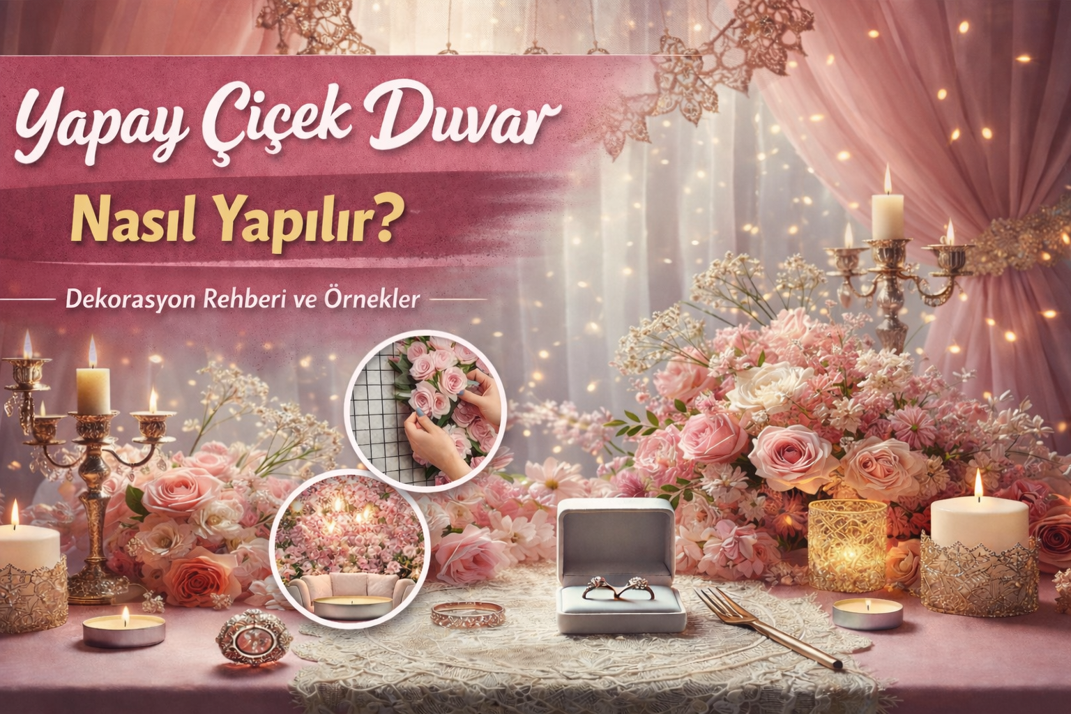 Yapay Çiçek Duvar Nasıl Yapılır?