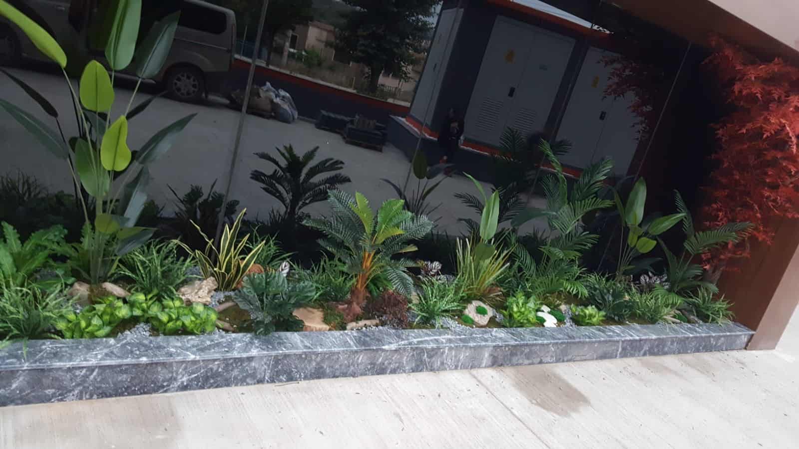 bursa yapay çiçek peyzaj