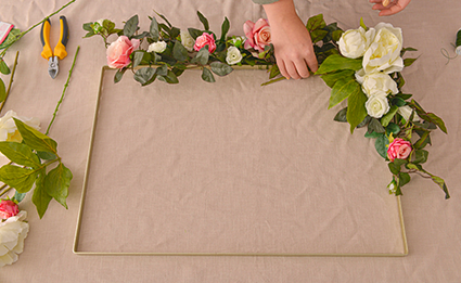 yapay çiçek dekor nasıl yapılır