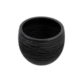 Desenli Yuvarlak Fiber Saksı