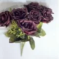 Bordo Toptan Yapay &Ccedil;i&ccedil;ek - 2152