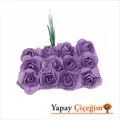 Lila Kağıt G&uuml;l - K&uuml;&ccedil;&uuml;k Boy - 144 l&uuml; Paket