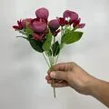Pastel Fuşya K&uuml;&ccedil;&uuml;k Şakayık &Ccedil;i&ccedil;eği