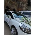 Beyaz Gül Gelin Arabası Süsleme