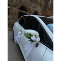 Beyaz Gül Araba Süsleme