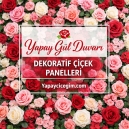 Yapay Gül Duvarı Modelleri – Dekoratif Çiçek Paneli