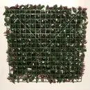 Outdoor UV Artificial Red Wall Hedge Panel 50x50 cm