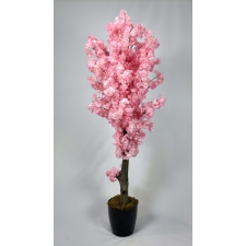Pembe Yapay Bahar Dalı Ağacı Detay Fotoğrafı