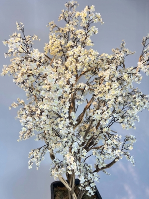 Bahar Dalı Sakura Kiraz Agacı Yapay Ağaç yaprak detayı