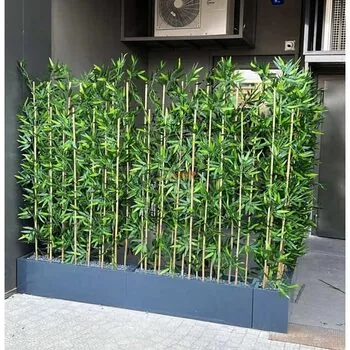 Fiber Saksılı Bambu Seperat&ouml;r