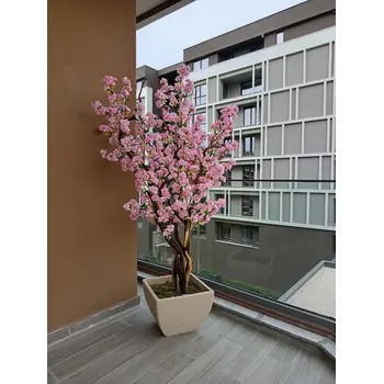 Premium Yapay Sakura Ağacı Detay Fotoğrafı