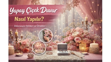 Yapay Çiçek Duvar Nasıl Yapılır?