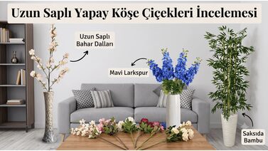 uzun saplı köşe çiçekleri