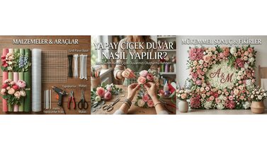 Yapay Çiçek Duvar Nasıl Yapılır?