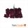 Bordo Kağıt Gül - Küçük Boy - 144 lü Paket - 12 Demet