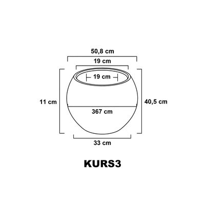 Küre Plastik Saksı