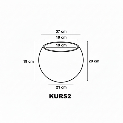 Küre Plastik Saksı