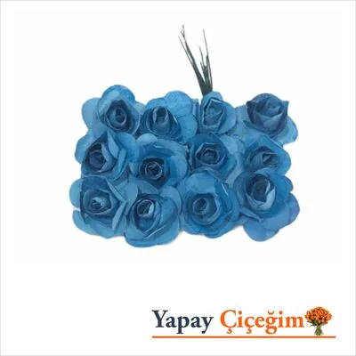 Mavi Kağıt G&uuml;l - K&uuml;&ccedil;&uuml;k Boy - 144 l&uuml; Paket