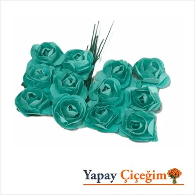 Turkuaz Kağıt G&uuml;l - K&uuml;&ccedil;&uuml;k Boy - 144 l&uuml; Paket