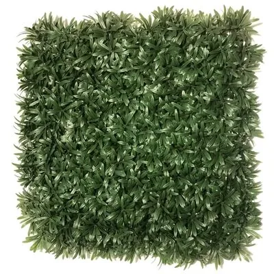 Artificial green walls with flowers 50x50 cm