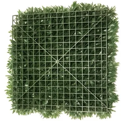 Artificial green walls with flowers 50x50 cm