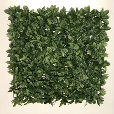 Outdoor UV Artificial Green Wall Hedge Panel 50x50 cm