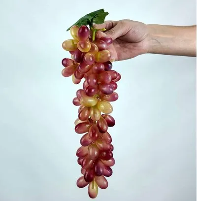 Yapay &Uuml;z&uuml;m Boncuk Top Demeti Kırmızı