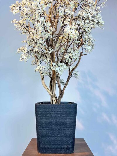 Bahar Dalı Sakura Kiraz Agacı Yapay Ağaç saksı detayı