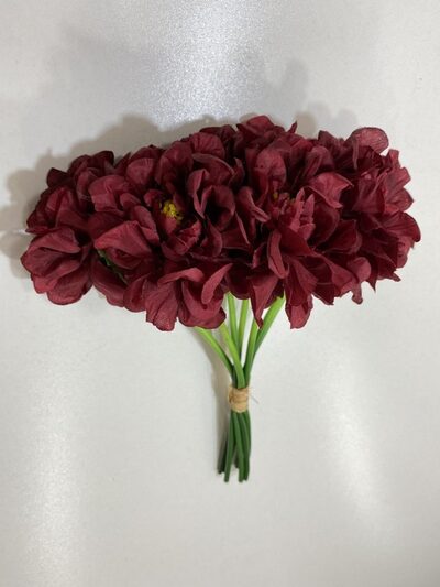 Farklı Yapay Gül Modelleri - Bordo - 2186 - Patates Gülü