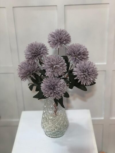 Yapay Soft Mor Kaliteli Kasımpatı Çiçeği