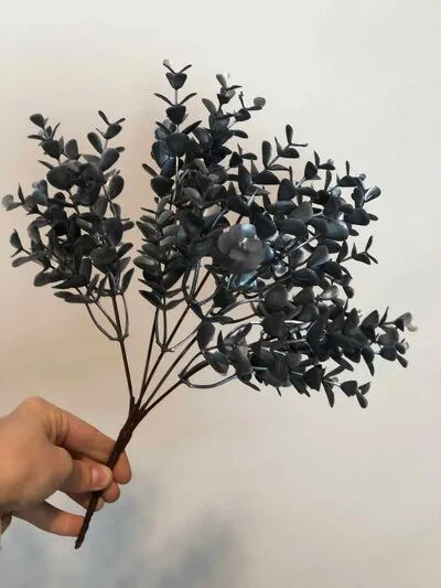 G&uuml;m&uuml;ş Okaliptus Yapay Yeşillik Demeti