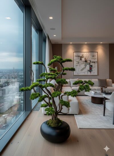 Premium Yapay Bonzai Ağacı 1.60 Mt Detay Fotoğrafı