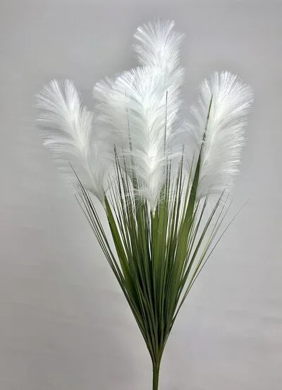 Uzun Vazo &Ccedil;i&ccedil;ekleri - Yapay Pampas