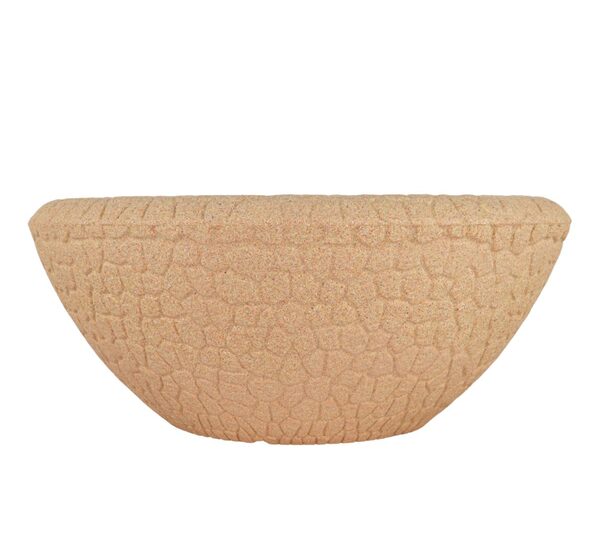 krem boho saksı