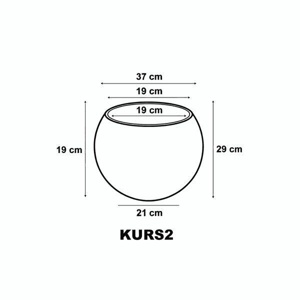 Küre Plastik Saksı