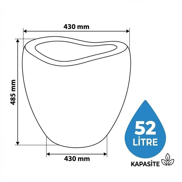 Lale Plastik Saksı