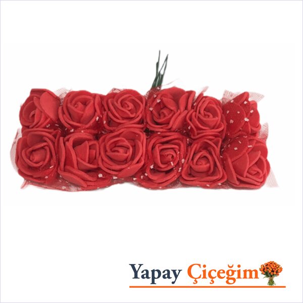 Kırmızı Lateks Hamur G&uuml;l - 144 l&uuml; Paket