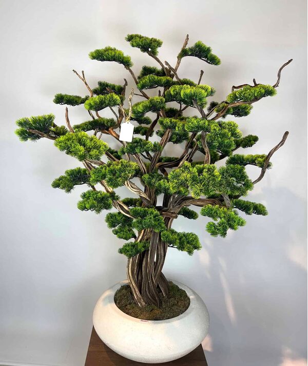 Süper Lüks Yapay Bonzai Ağacı – Dekoratif Ofis ve Ev Bonsai Modeli Detaylı Fotoğrafı