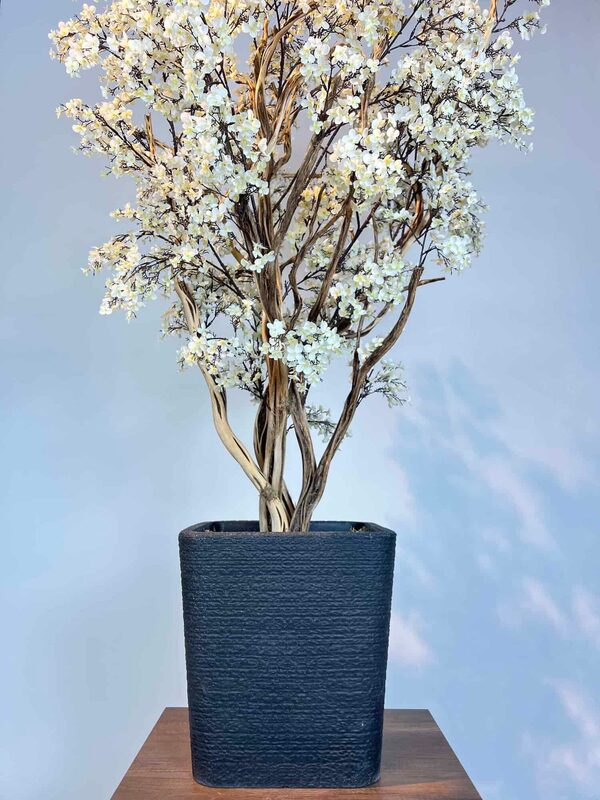 Bahar Dalı Sakura Kiraz Agacı Yapay Ağaç saksı detayı