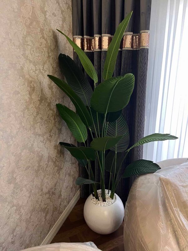 Fiber Saksılı Yapay Starliçe Ağacı detay fotoğrafı