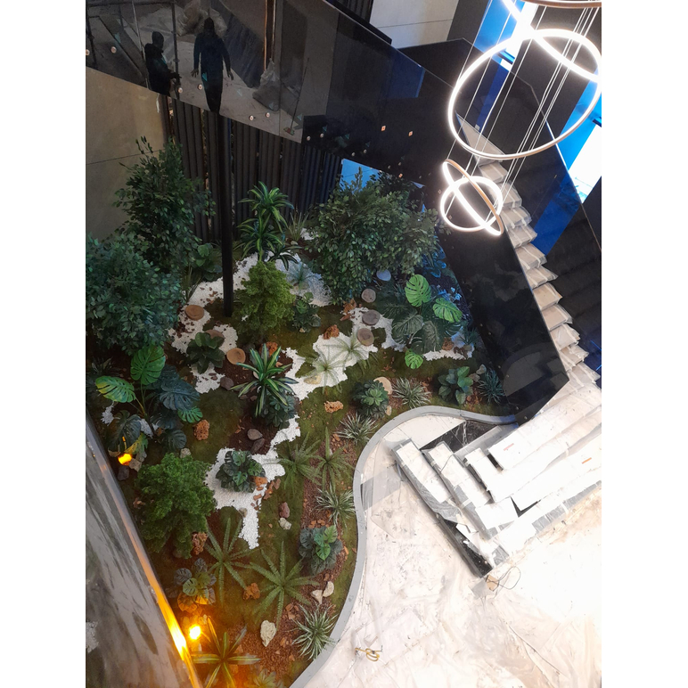 Fabrika ve Avm B&uuml;y&uuml;k Alan Yapay Peyzaj