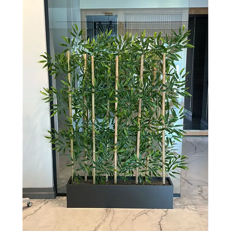 Bambu Seperatör Mdf Saksılı Yakın Görünümü