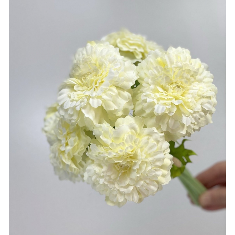 Krem Yapay Gerbera Çiçegi