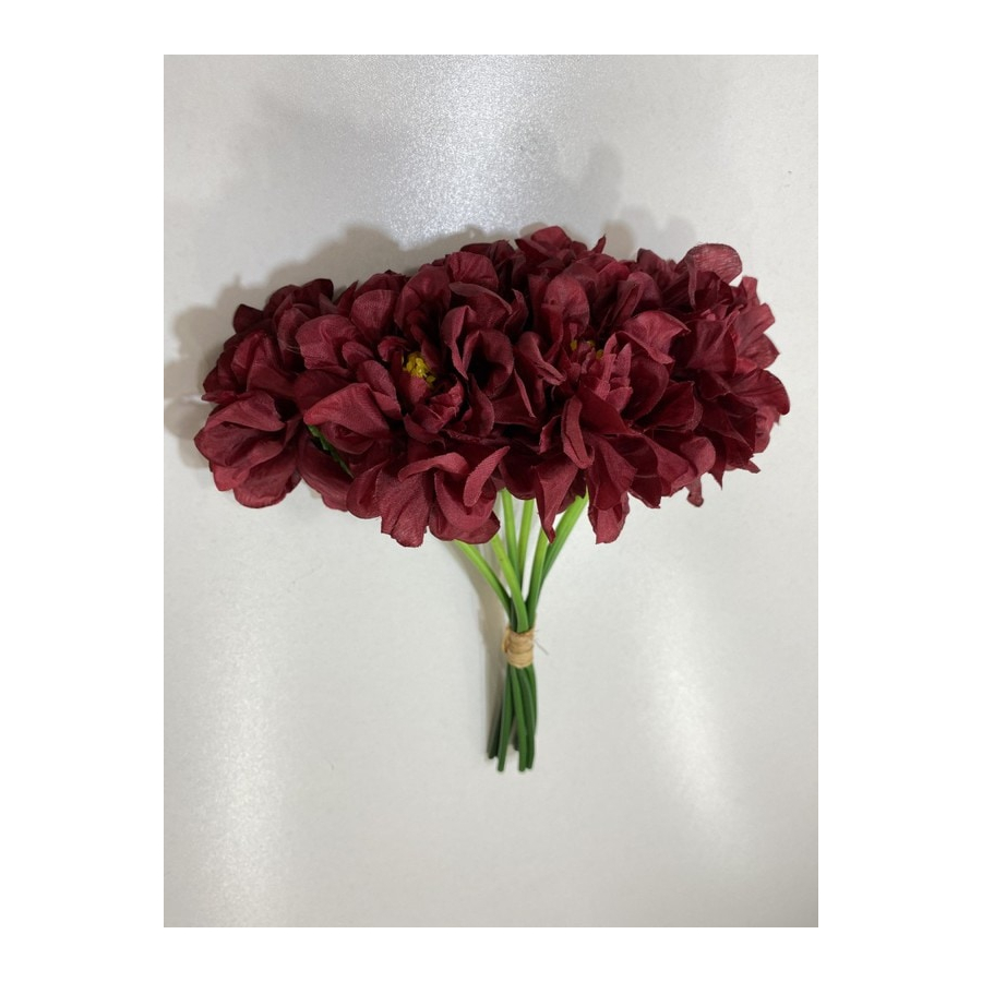 Farklı Yapay Gül Modelleri - Bordo - 2186 - Patates Gülü