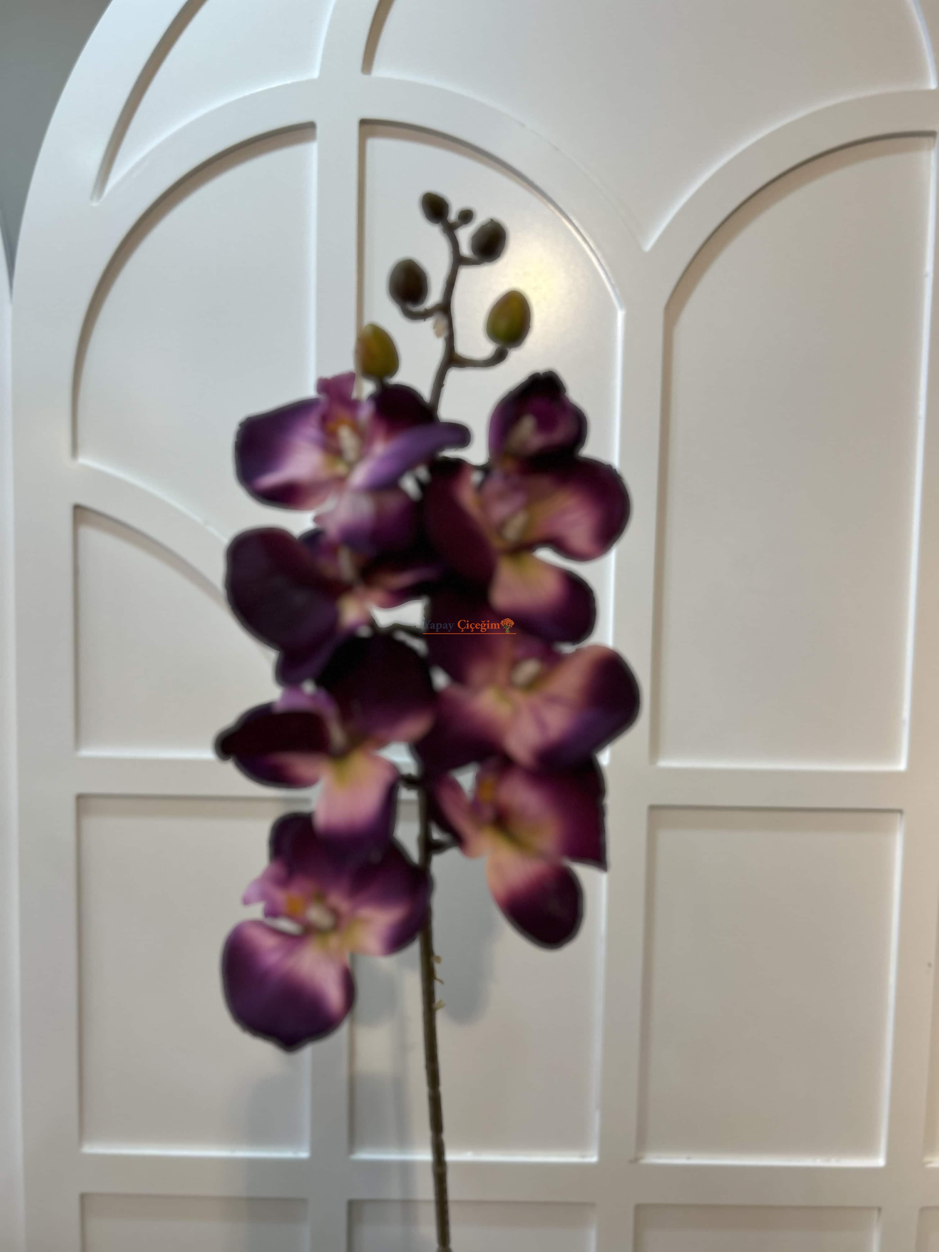 Mor Islak Orkide - Yapay Çiçek