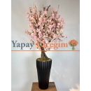 Pembe Yapraklı Yapay Kiraz Ağacı