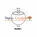 Küre Plastik Saksı