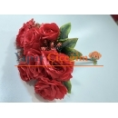 Kırmızı Yapay Çiçek Demeti 2200