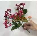 Pembe Yapay Kokina - Kış Çiçeği - Kukina Çiçeği