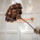 Büyük Zambak Çiçeği - Kahverengi Köpük Çiçek - Yapay Çiçek